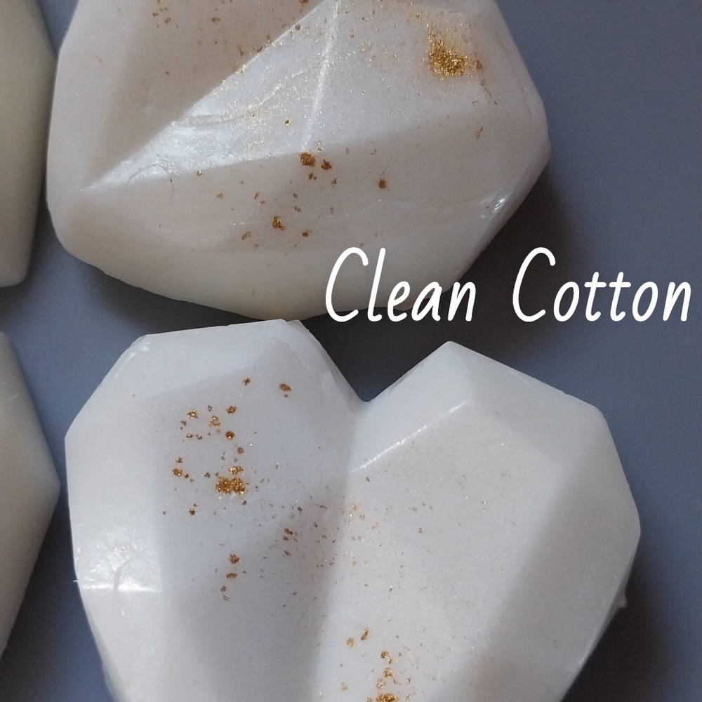 White and Gold Heart-Shaped Soap